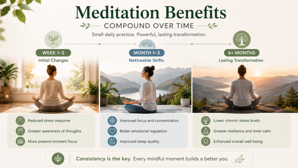 How Meditation Benefits Compound Over Time