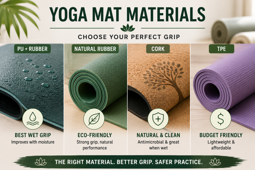 Best Non-Slip Yoga Mats for Sweaty Hands: Top Recommendations