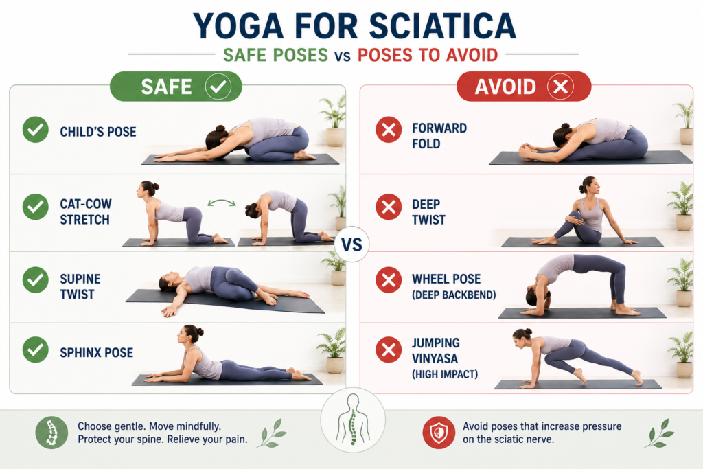 Best Yoga Poses for Sciatica Relief