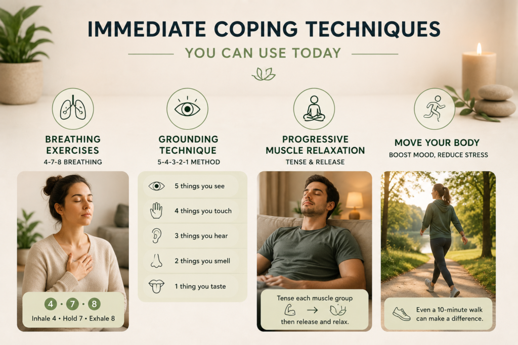 Immediate Coping Techniques You Can Use Today