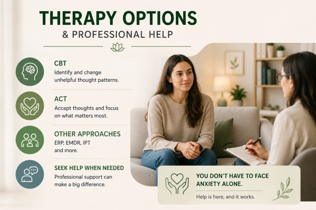 Therapy Options and Professional Help