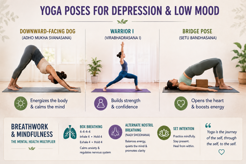 Yoga Poses for Depression and Low Mood