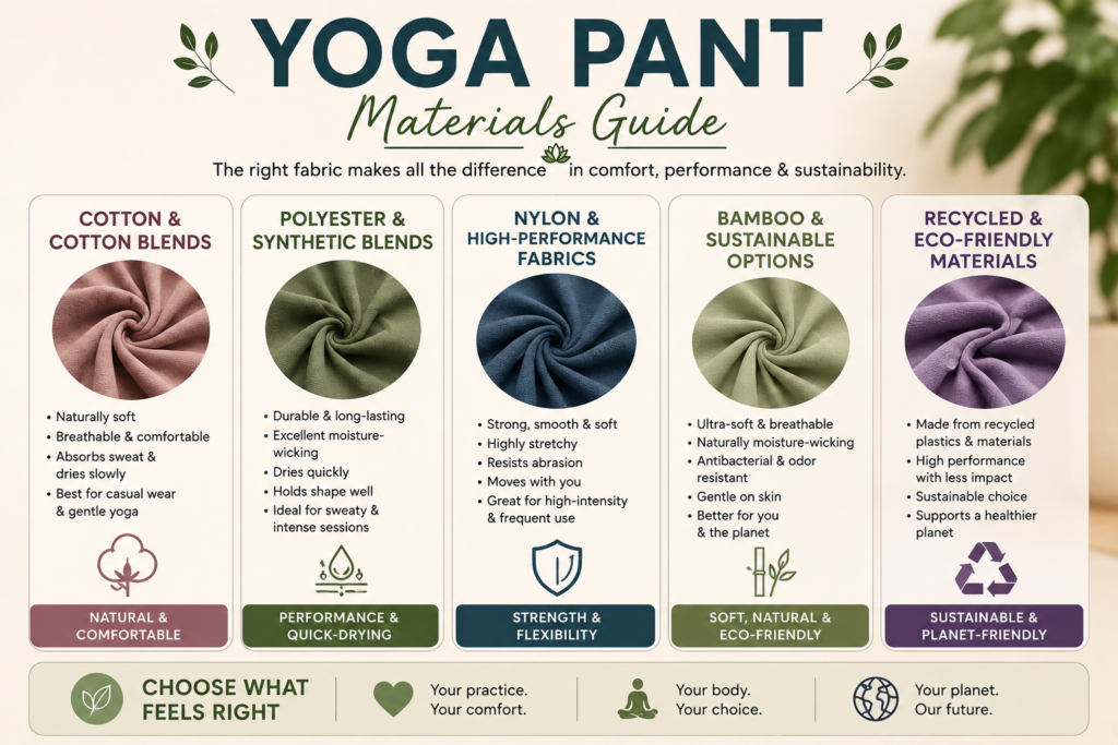 Understanding Yoga Pant Materials: A Complete Guide