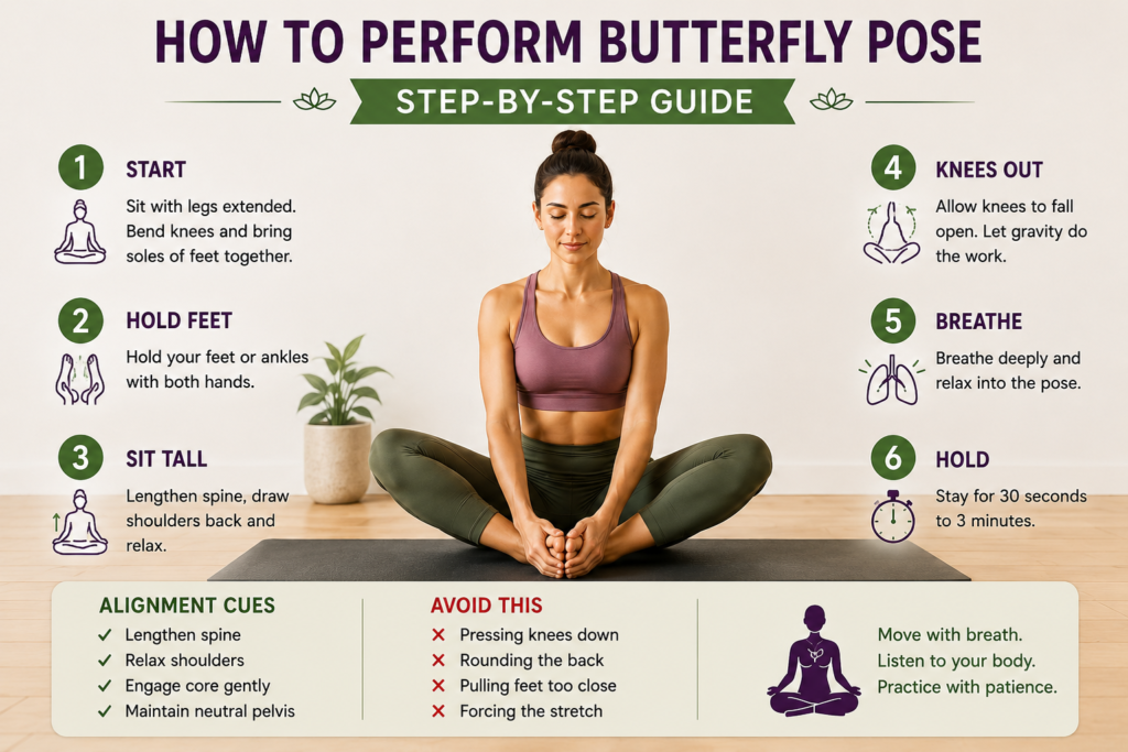 How to Perform Butterfly Pose: Step-by-Step Guide